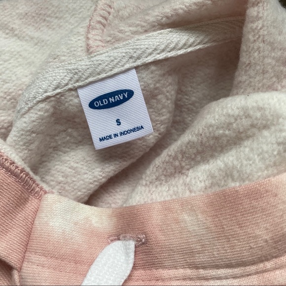 Old Navy Pink Tie Dye Hoodie Sweatshirt sz Small - Picture 4 of 4